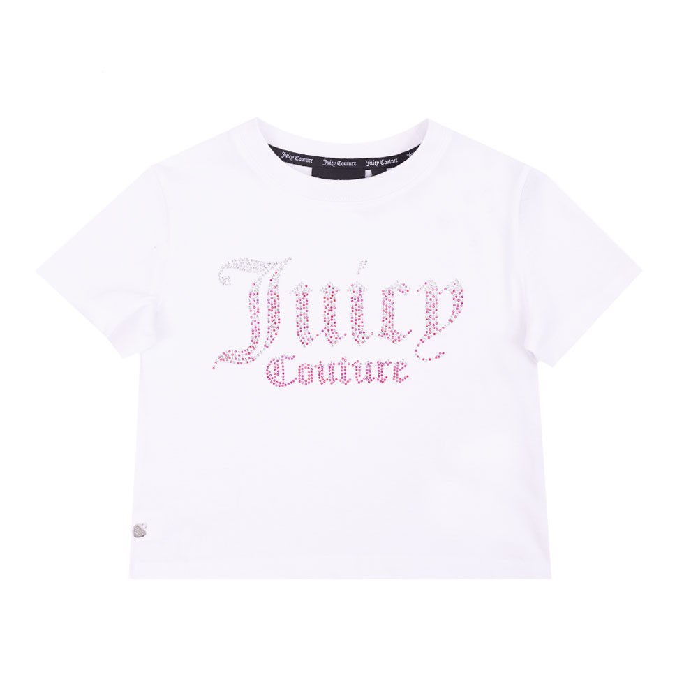 Large Diamante Logo T Shirt