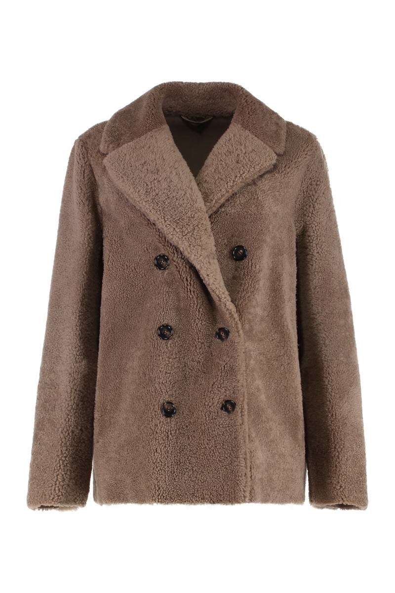 'S Max Mara Futura Double-Breasted Peacoat