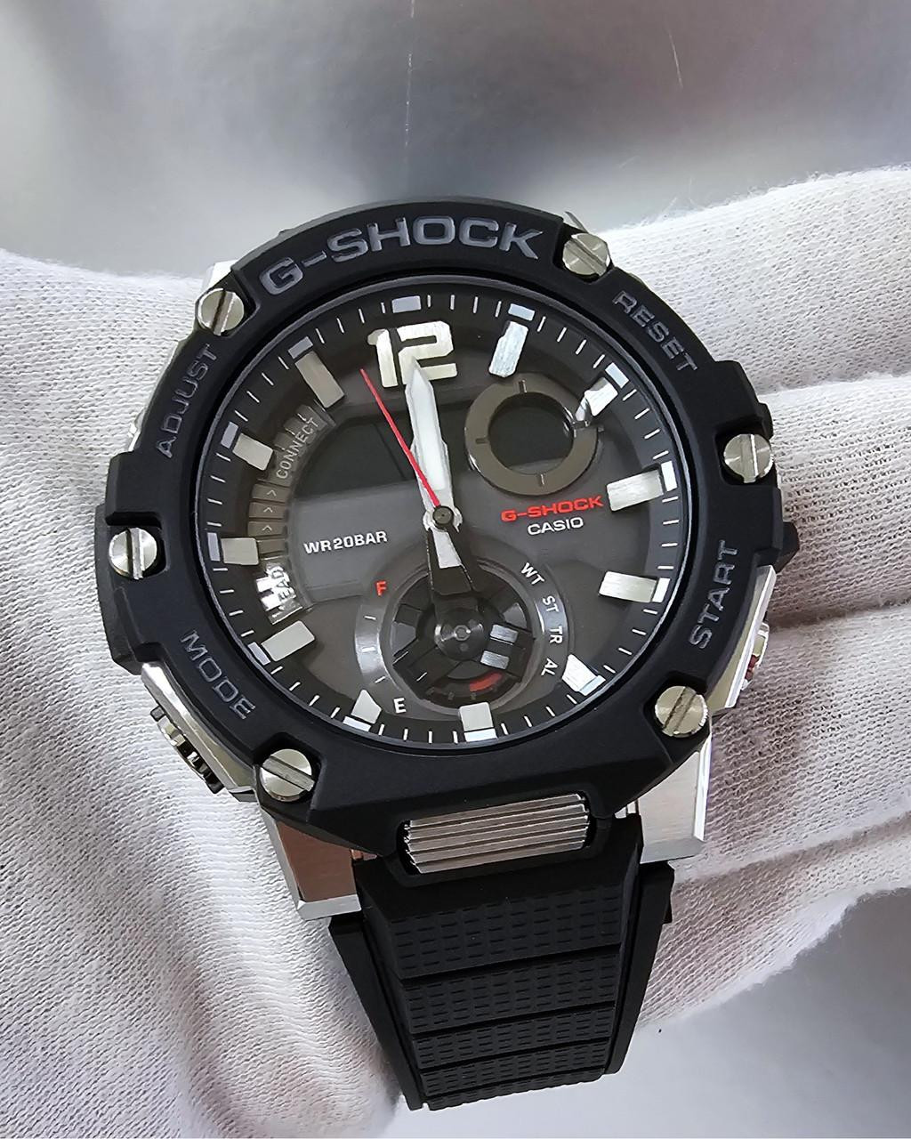 CASIO G-Steel Solar Powered Bluetooth Connect Resin Band Men's Watch GSTB300-1A