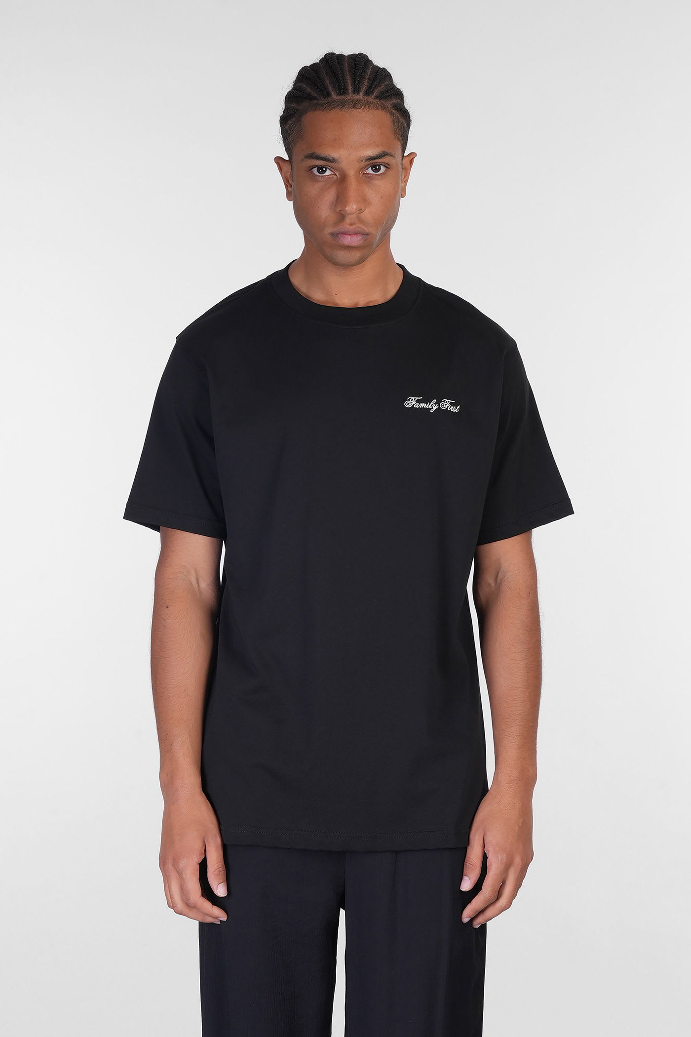 Family First Milano T-shirt In Black Cotton