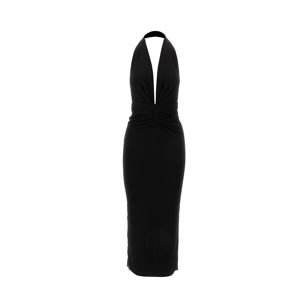 THE ANDAMANE 'Zendaya' sablè jersey midi dress Woman