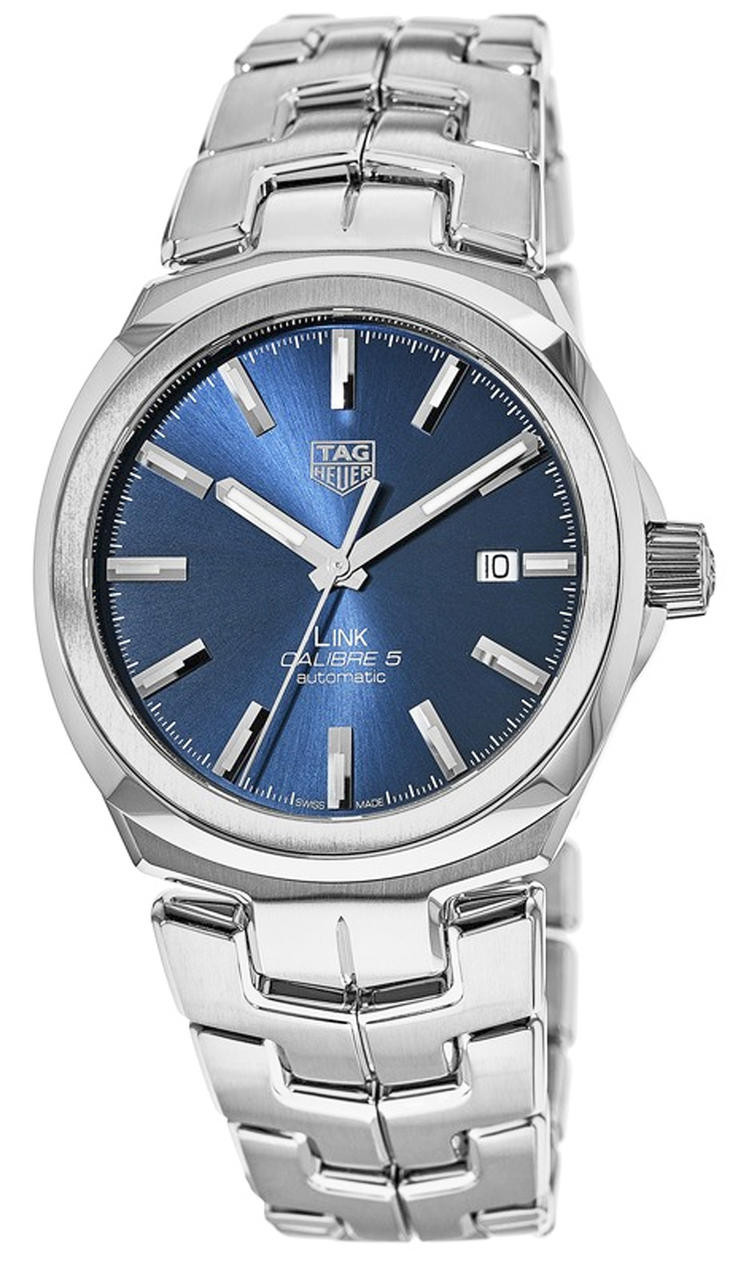 TAG HEUER Link Calibre-5 AUTO Blue Dial Men's Watch WBC2112.BA0603