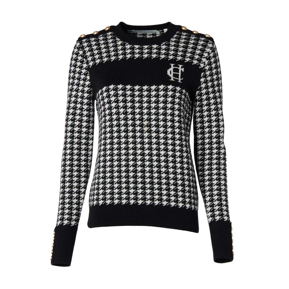 Panel Crew Neck Knit