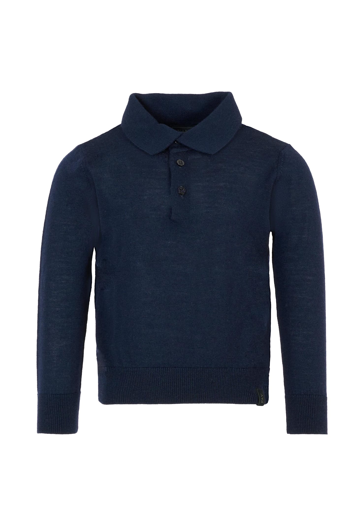 Fay Blue Polo Shirt For Boy With Logo