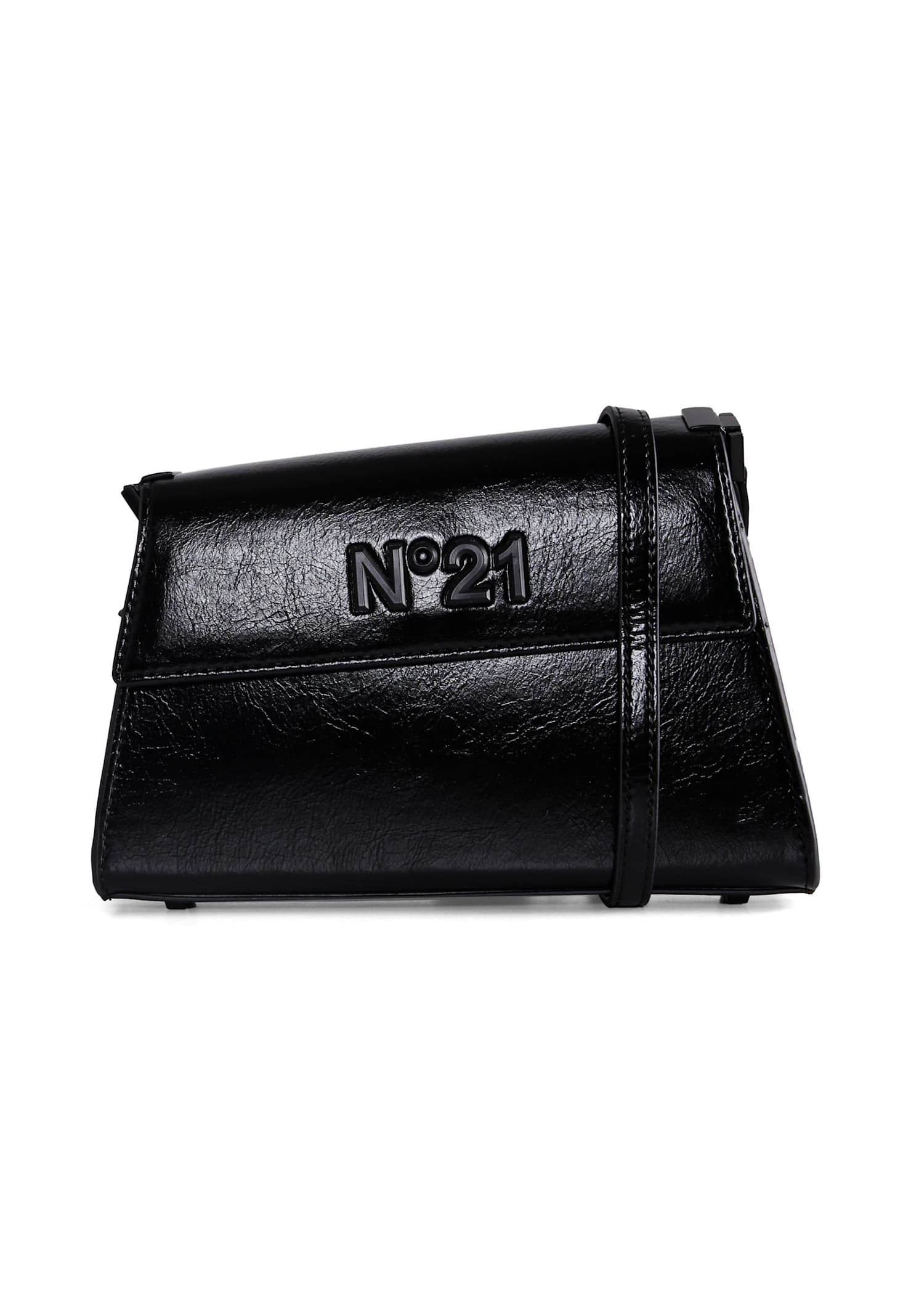 N.21 Black Bag For Girl With Logo