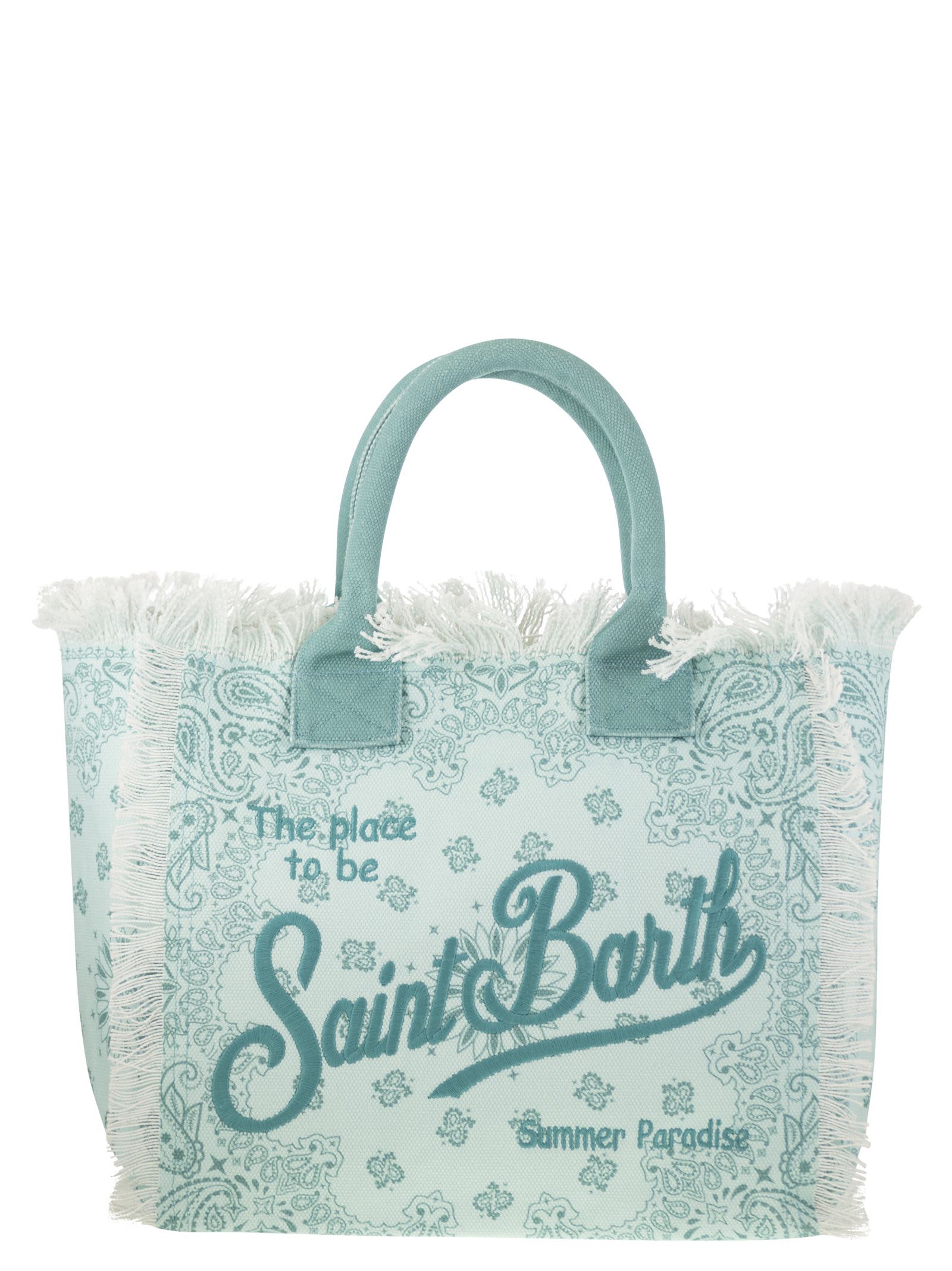 MC2 Saint Barth Vanity - Canvas Bag With Bandana Print