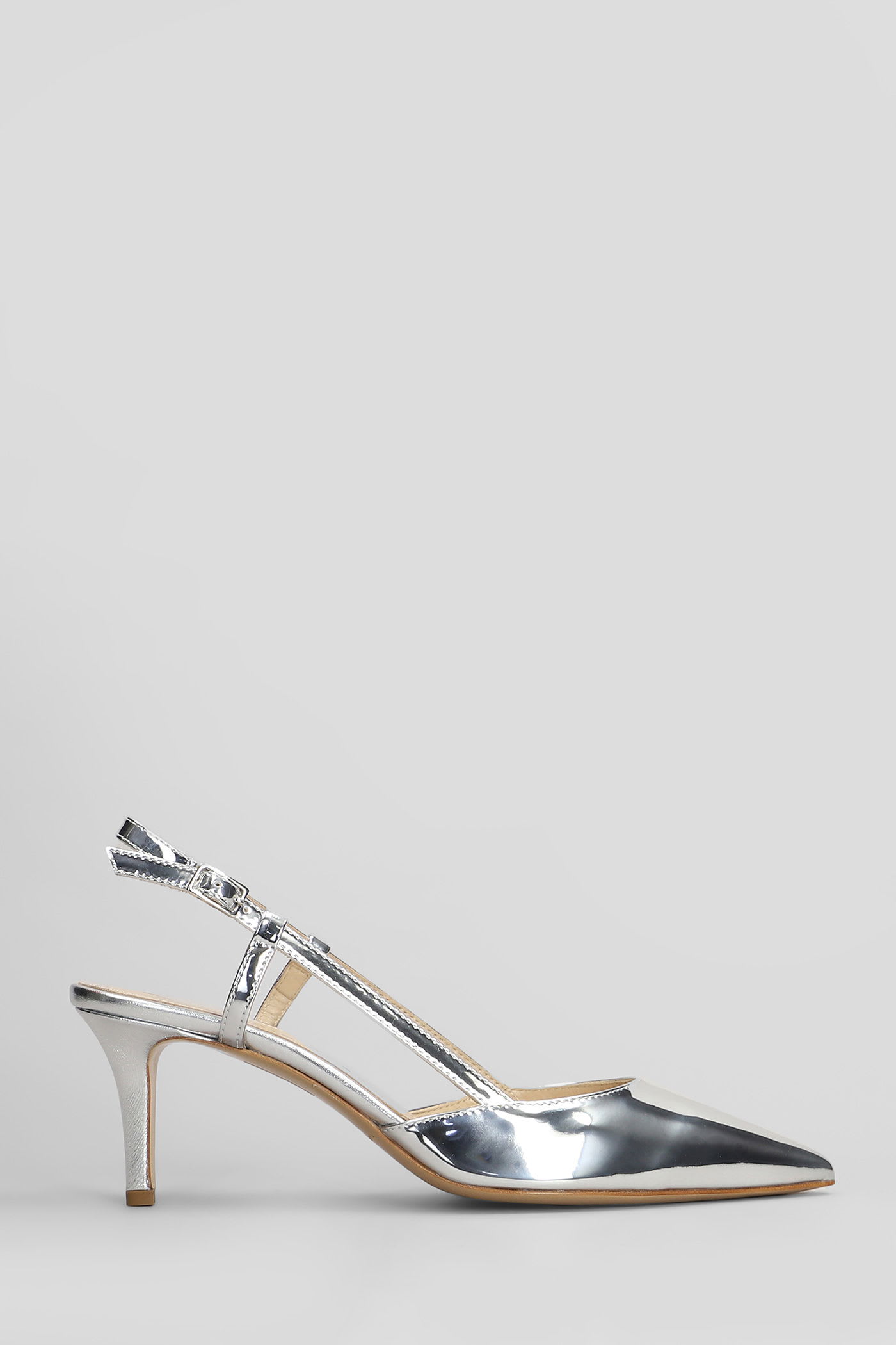 Fabio Rusconi Pumps In Silver Leather