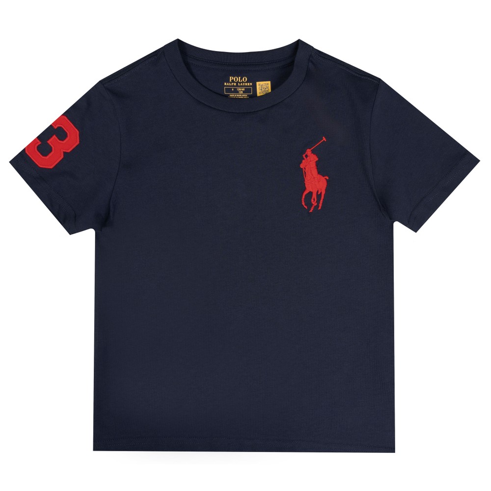 Boys Large Polo Player Crew T Shirt