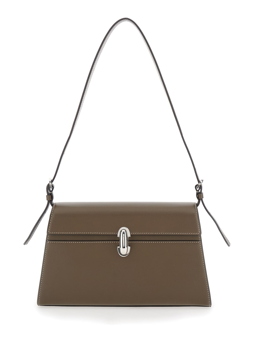 Savette Symmetry Shoulder Bag In Smooth Calf Leather