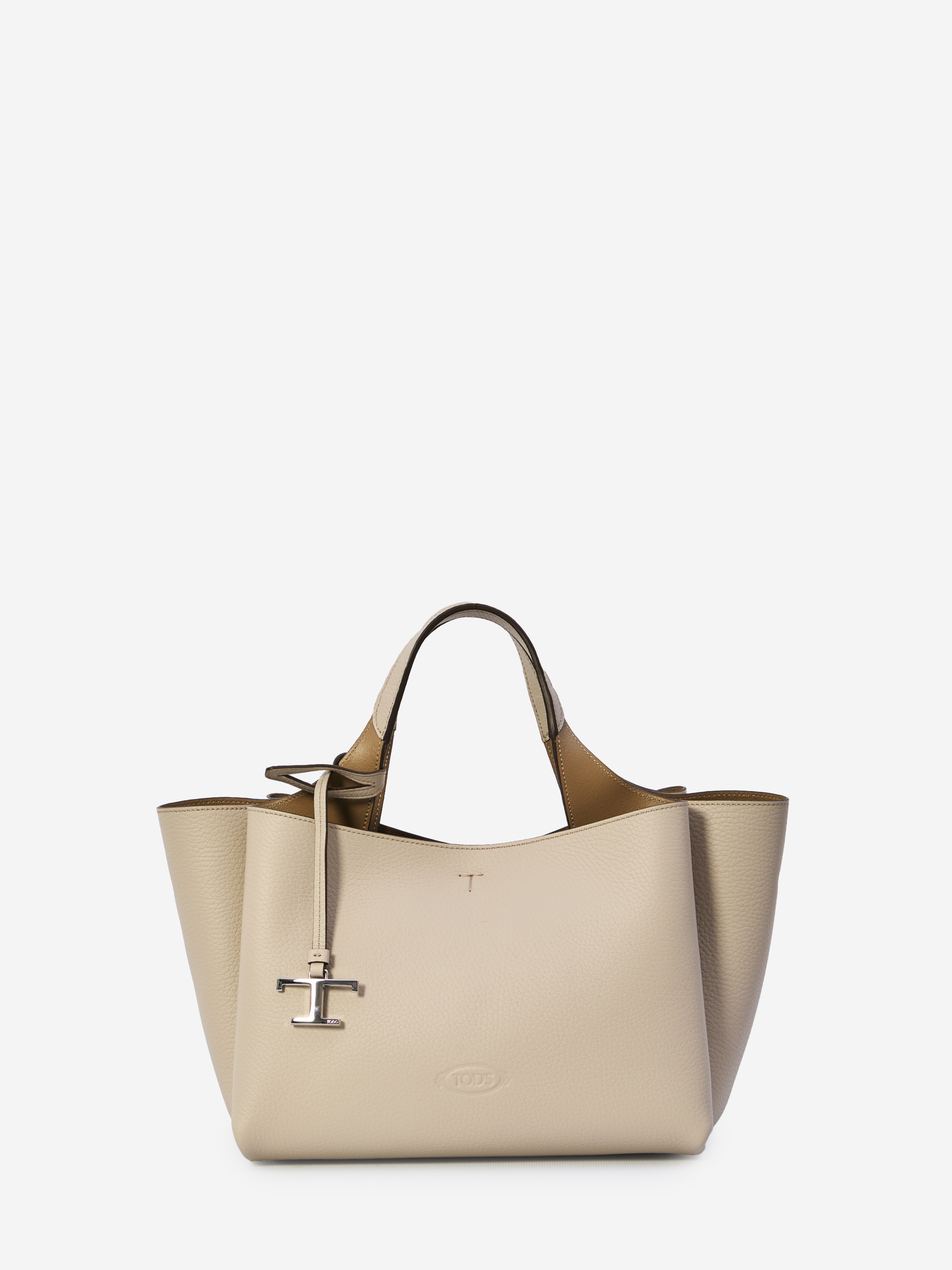 Mini bag in leather
