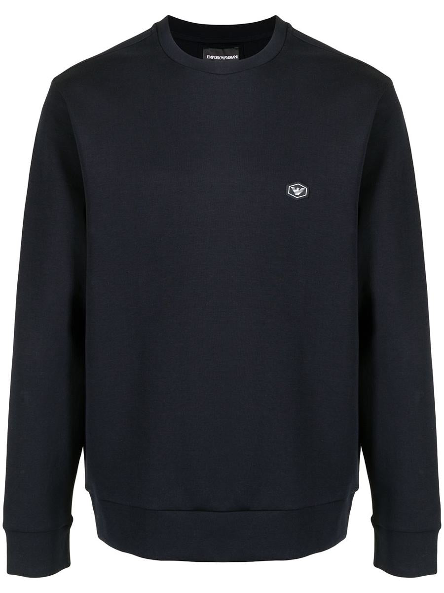 Emporio Armani Cotton Crewneck Sweatshirt