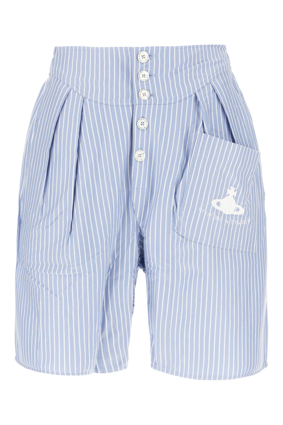Vivienne Westwood Printed Cotton Bermuda Shorts