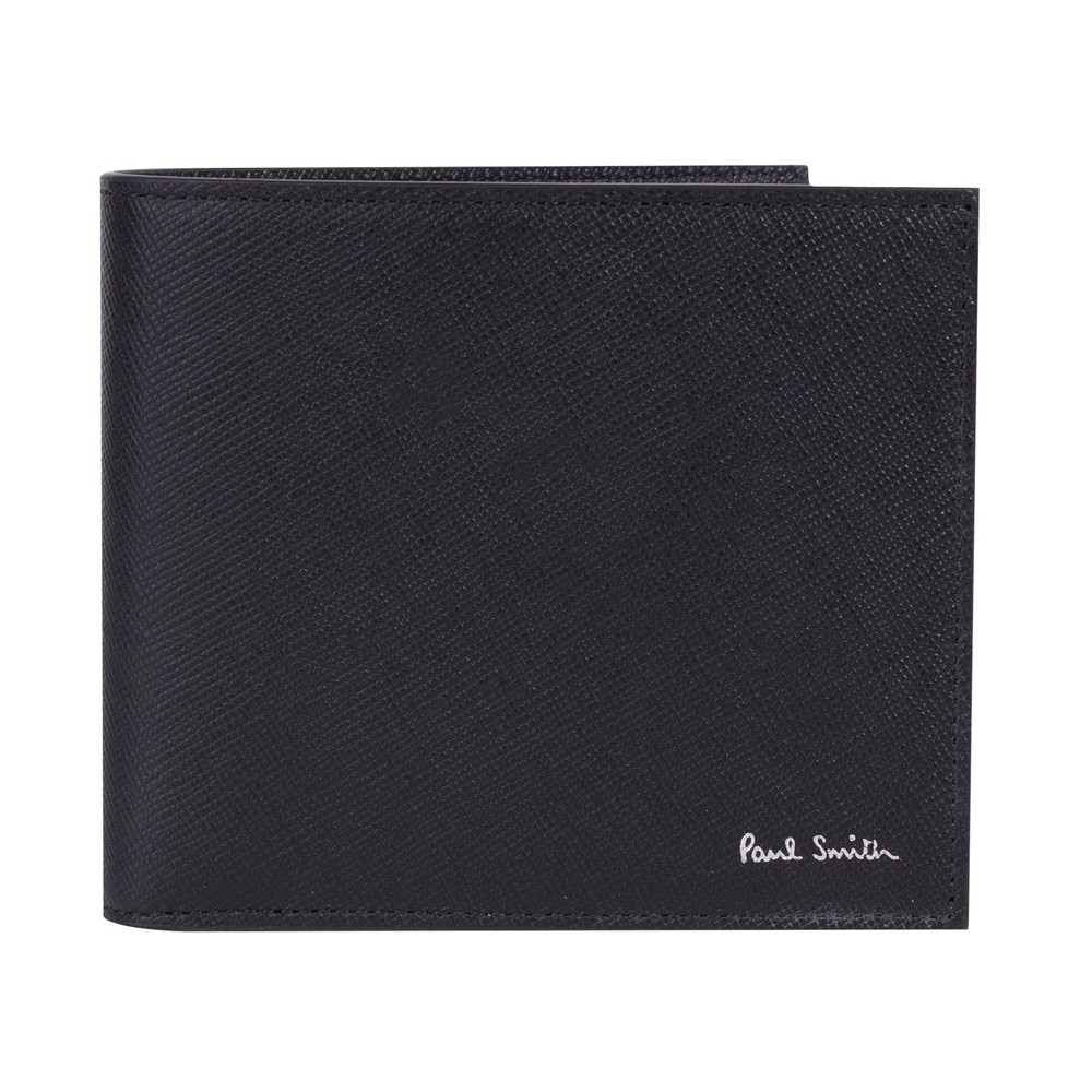 Mini Stripe Leather Billfold Wallet