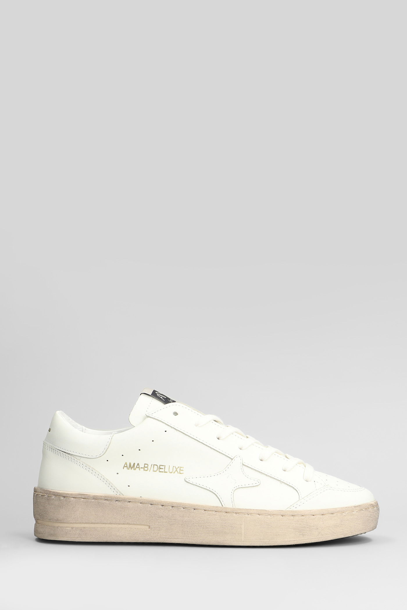 AMA-BRAND Sneakers In White Leather