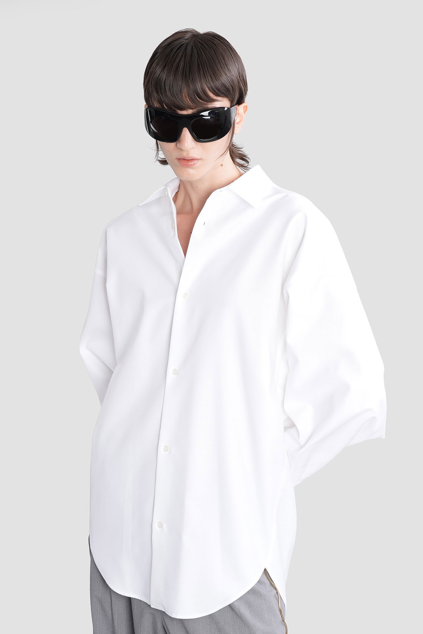 DARKPARK Carla Shirt In White Cotton
