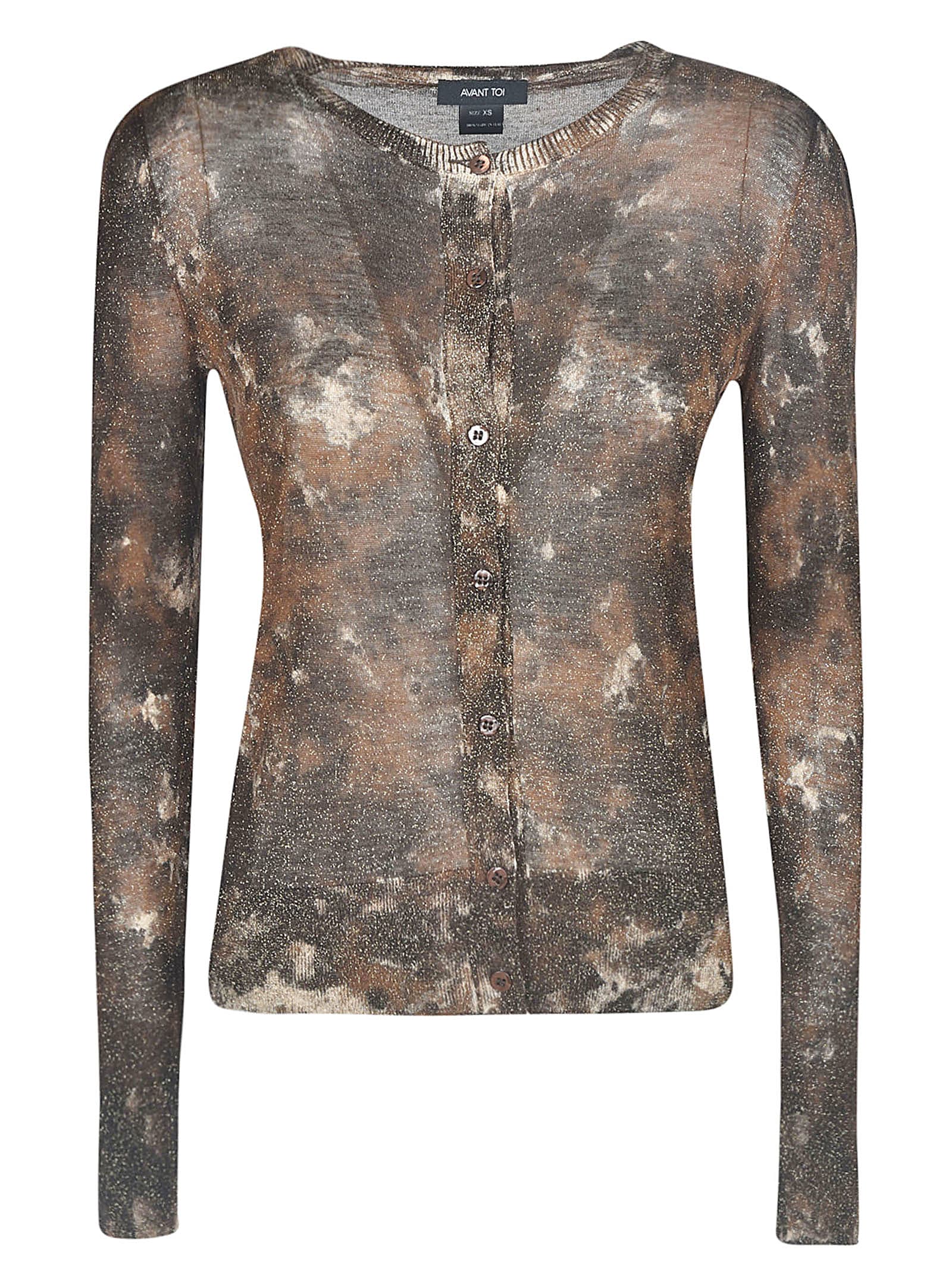 Avant Toi All-over Printed Cardigan