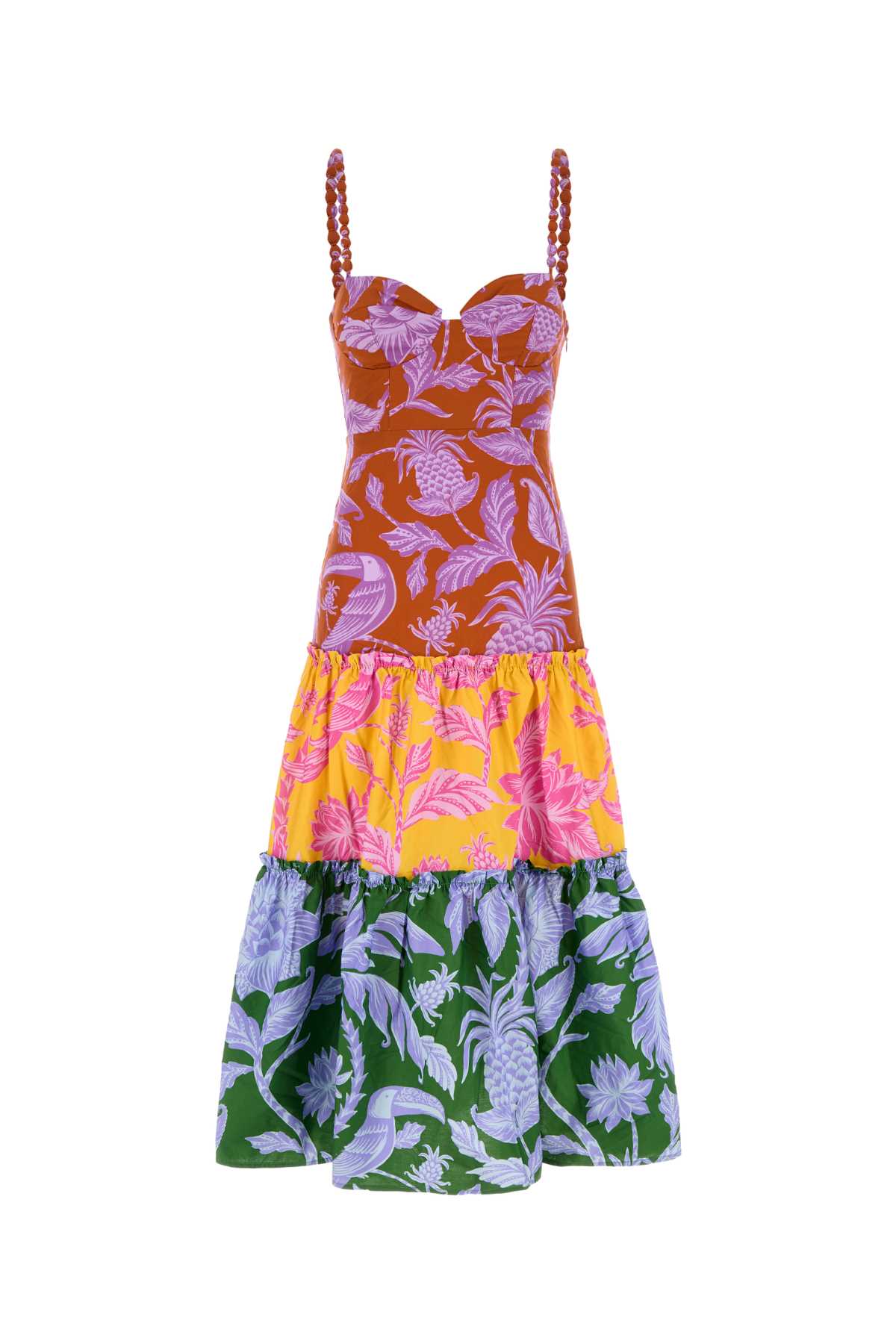 Farm Rio Printed Poplin Dress