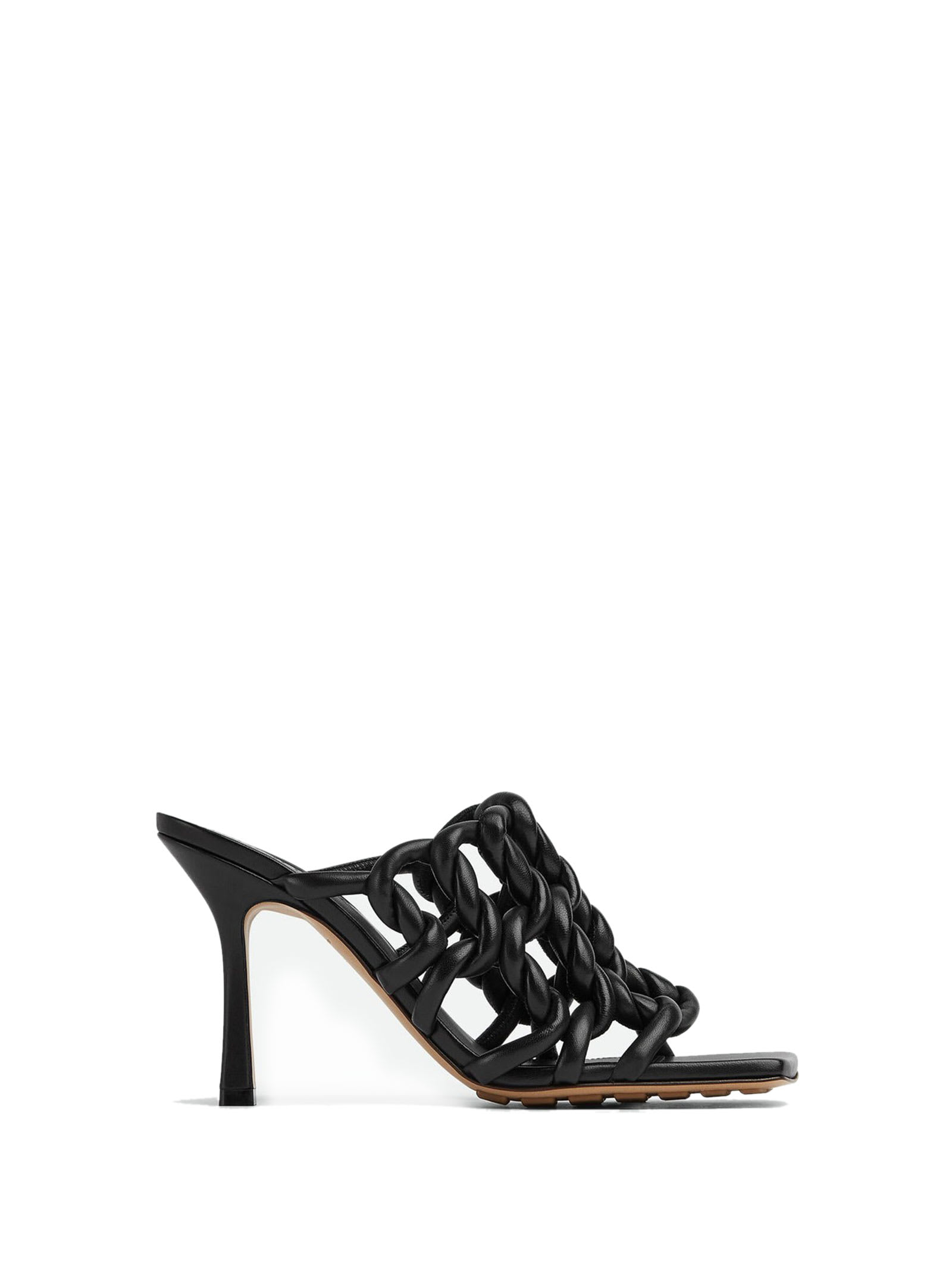 Bottega Veneta Stretch Twist Leather Mules