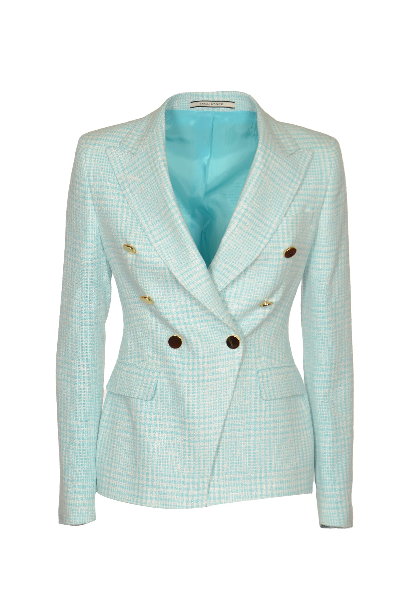Tagliatore Light Blue Double-breasted Jacket