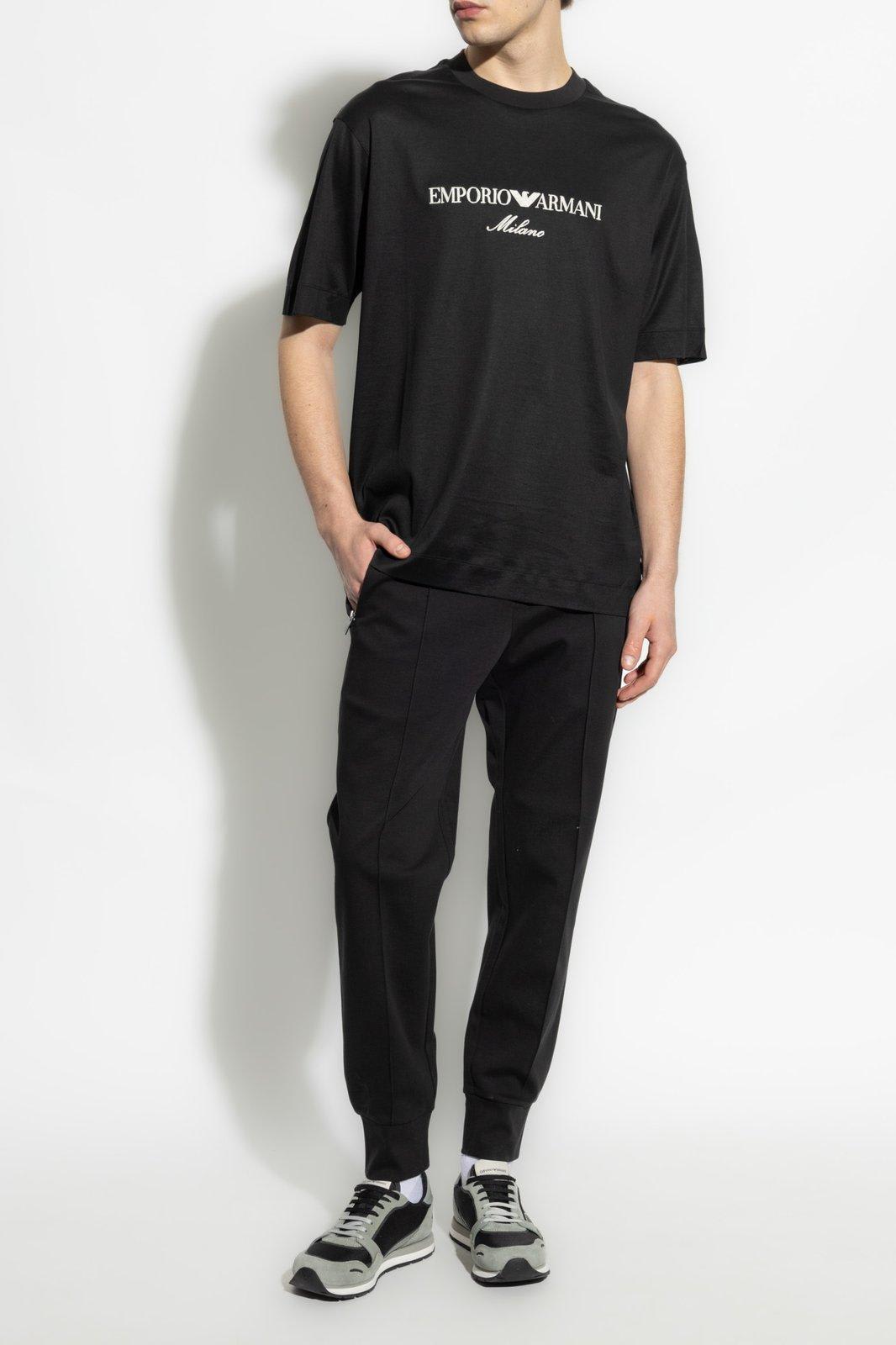 Emporio Armani T-shirt With Embroidered Logo