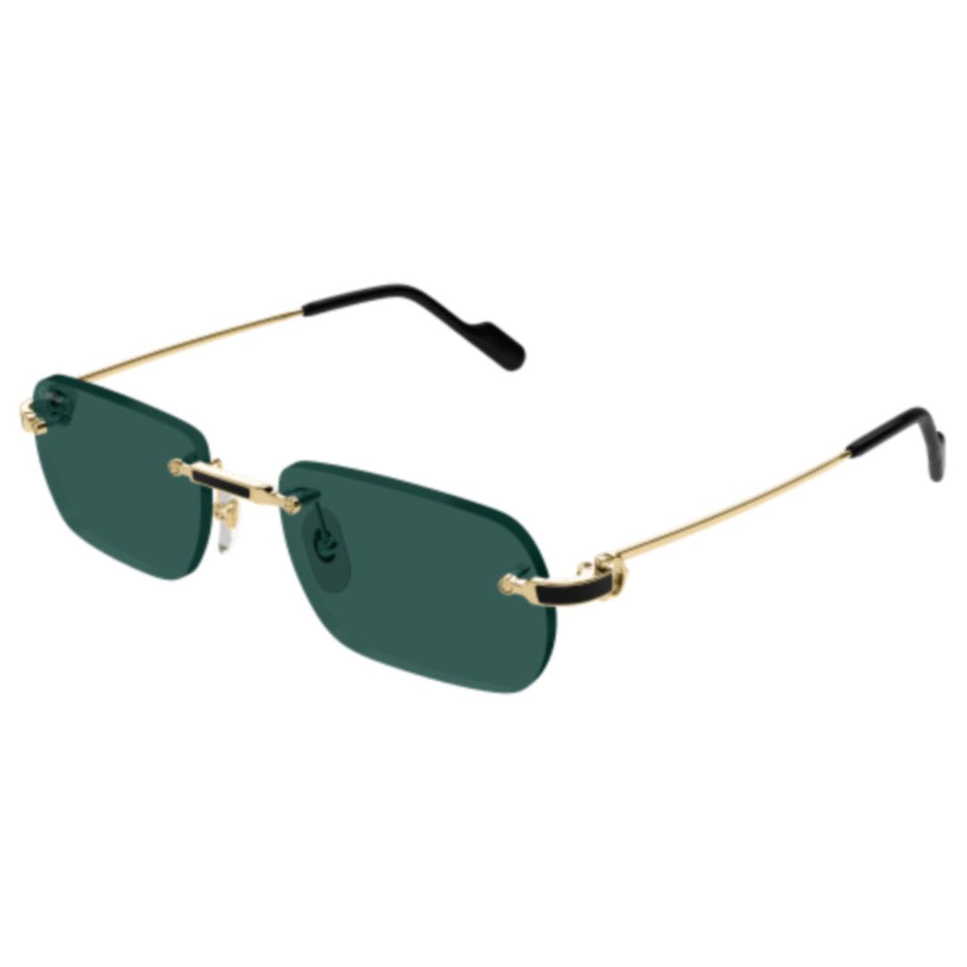 Cartier Eyewear Ct0498s-003 Gold-gold-green