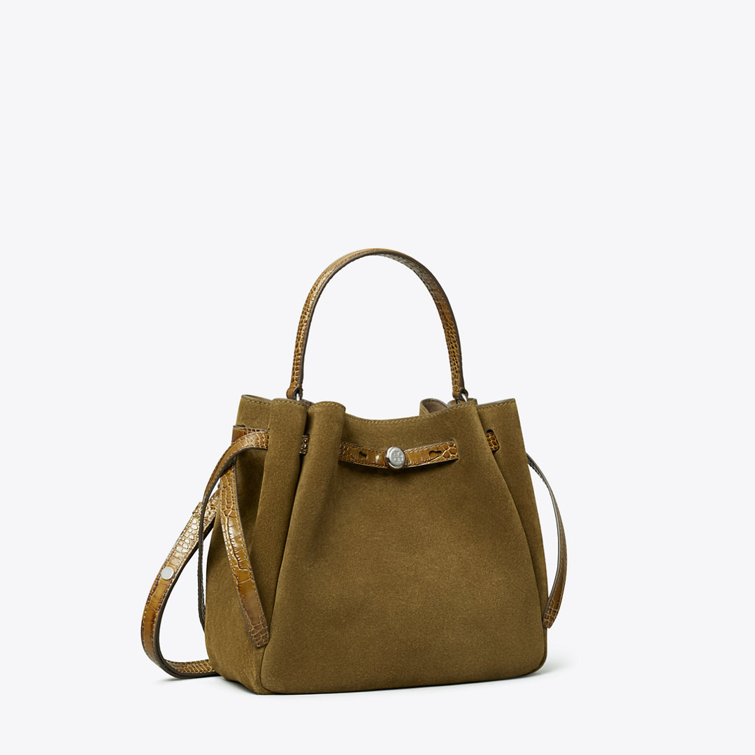 Tory Burch Romy Suede Bucket Bag