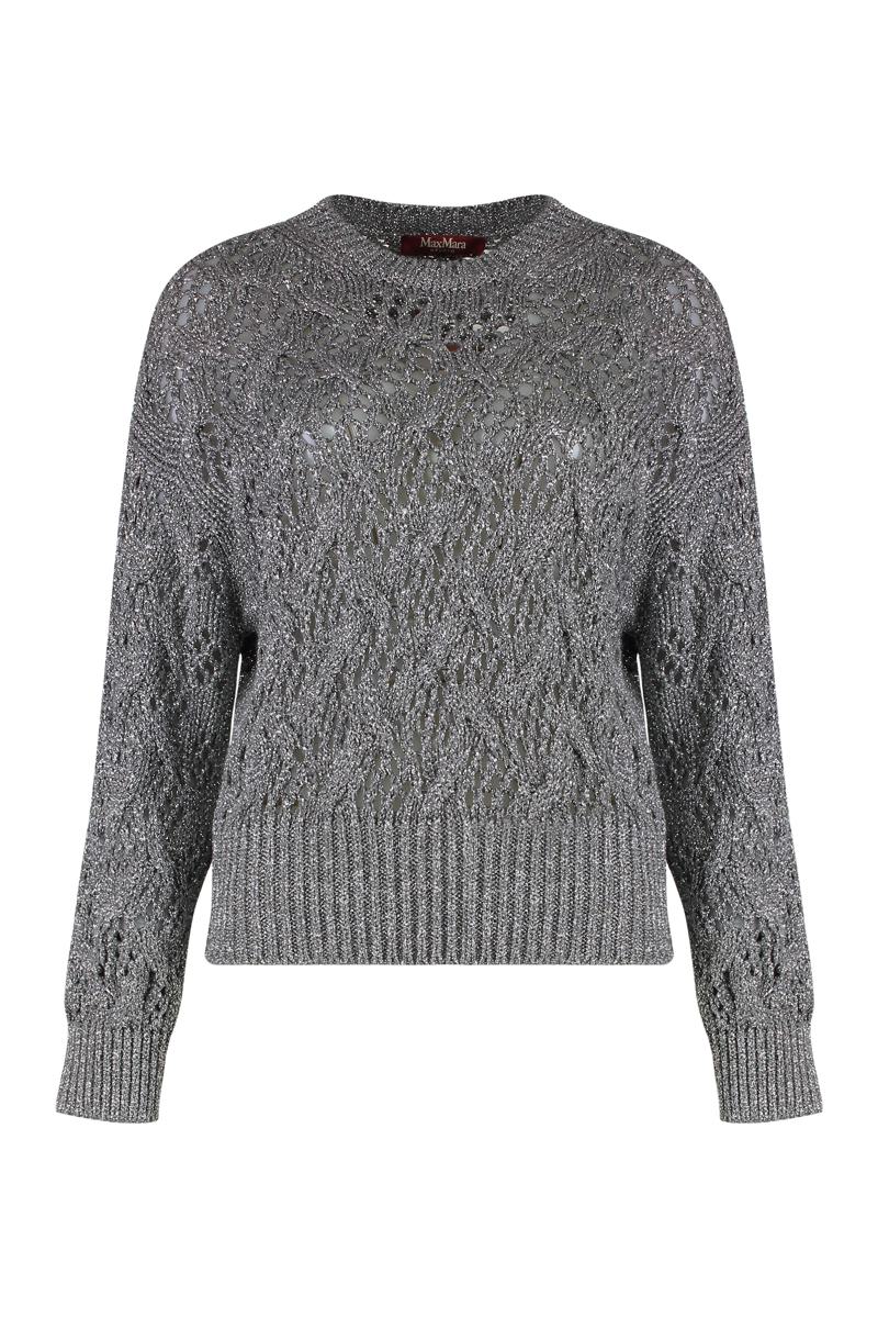 Max Mara Studio Pilade Lurex Knit Sweater
