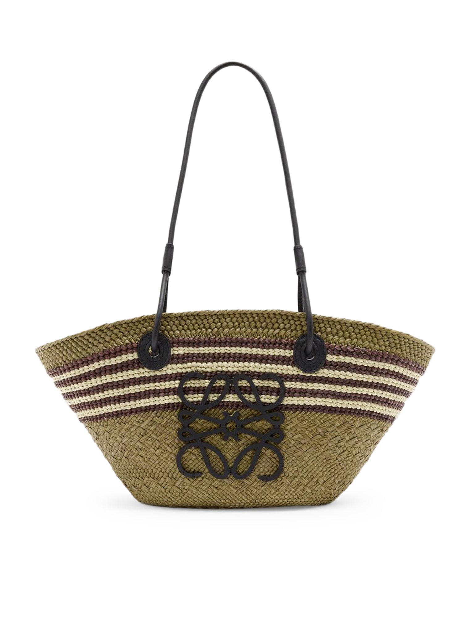 ANAGRAM 篮子包（酒椰叶纤维与小牛皮材质）- Loewe X Paula`s Ibiza 女士款