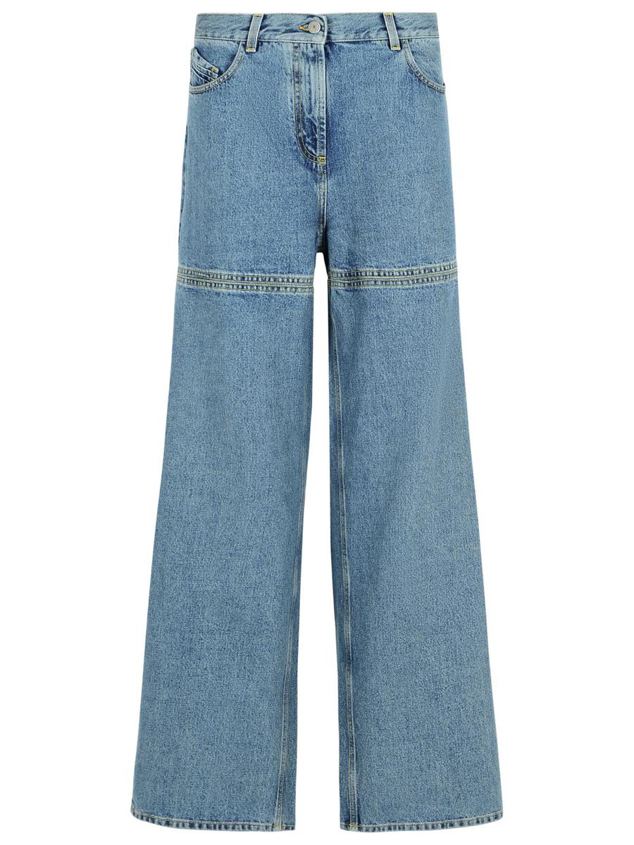 The Attico Blue Cotton Jeans