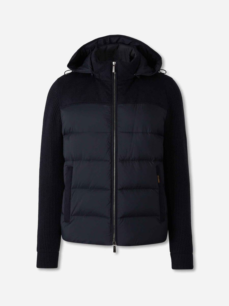 Moorer Short Tricot Down Jacket