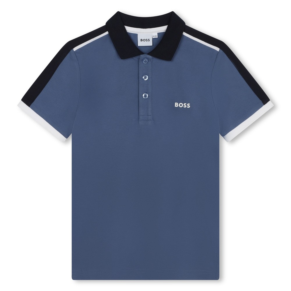 J50766 Contrast Shoulder Polo Shirt