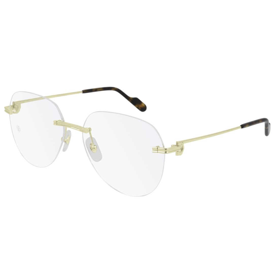 Cartier Eyewear Ct0252o002 Gold Gold Transparent