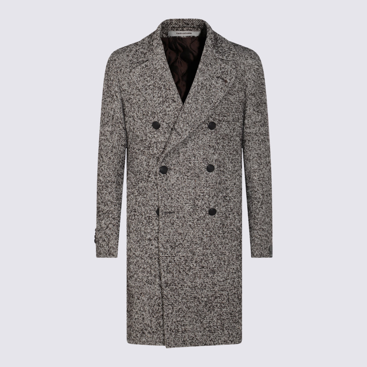 Tagliatore Grey Arden Wool Coat