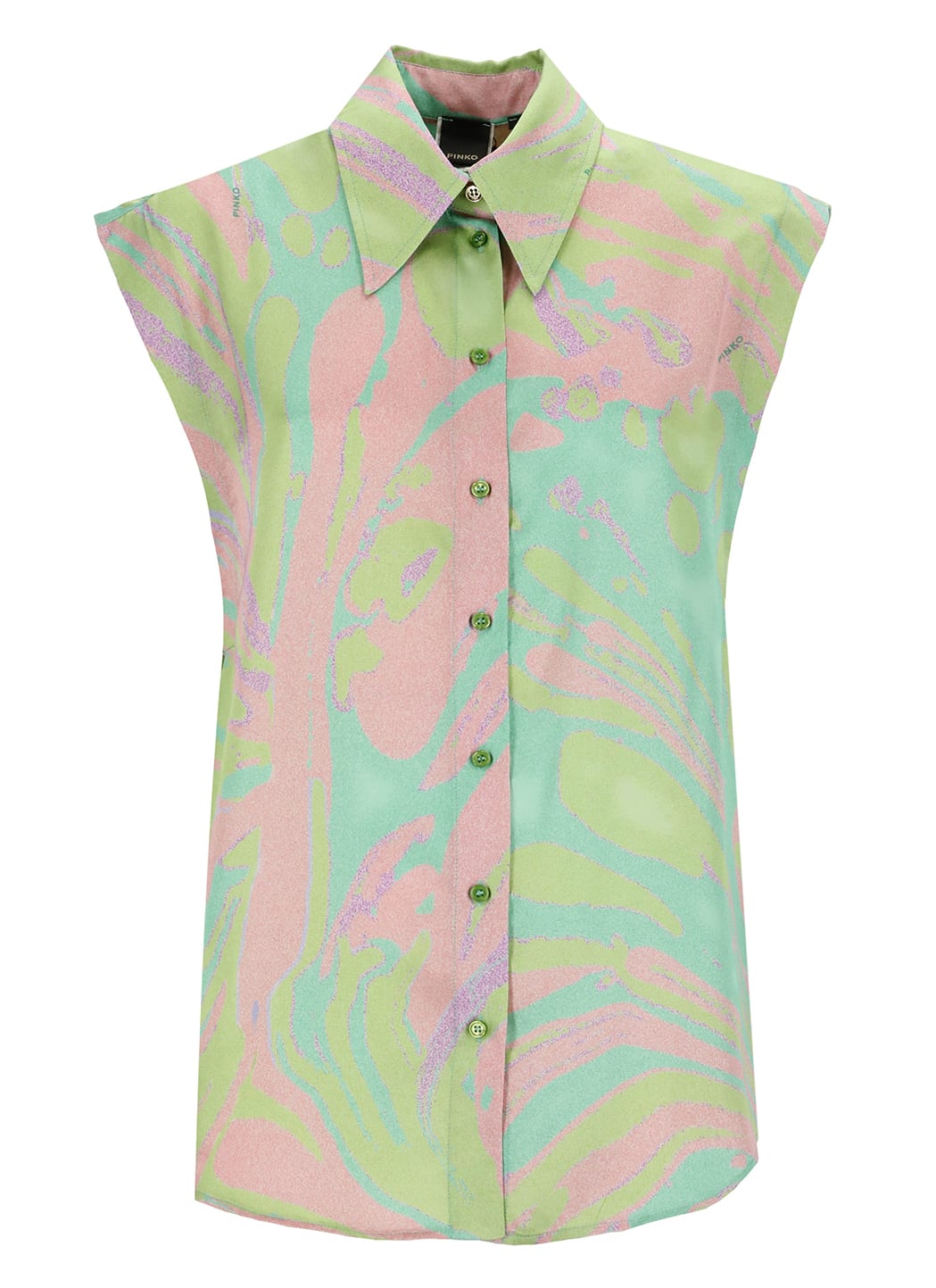 Pinko Cabiri Printed Viscose Shirt