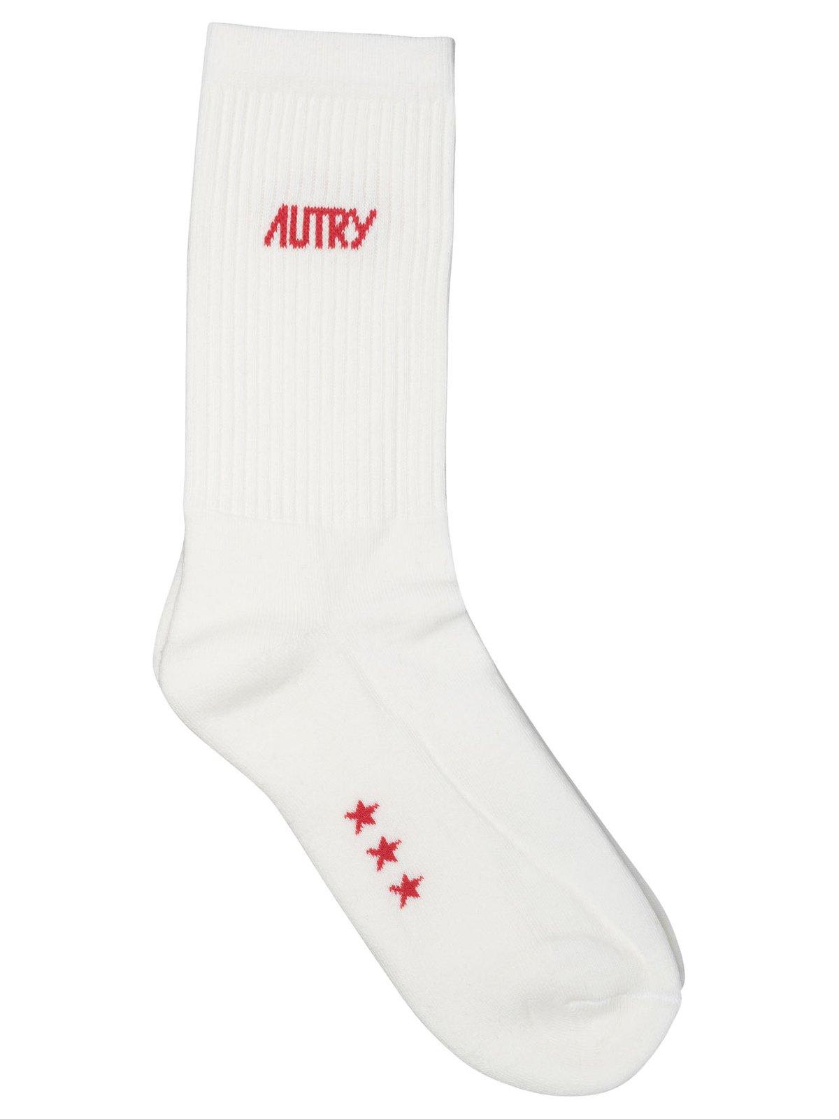 Autry Logo Jacquard Socks