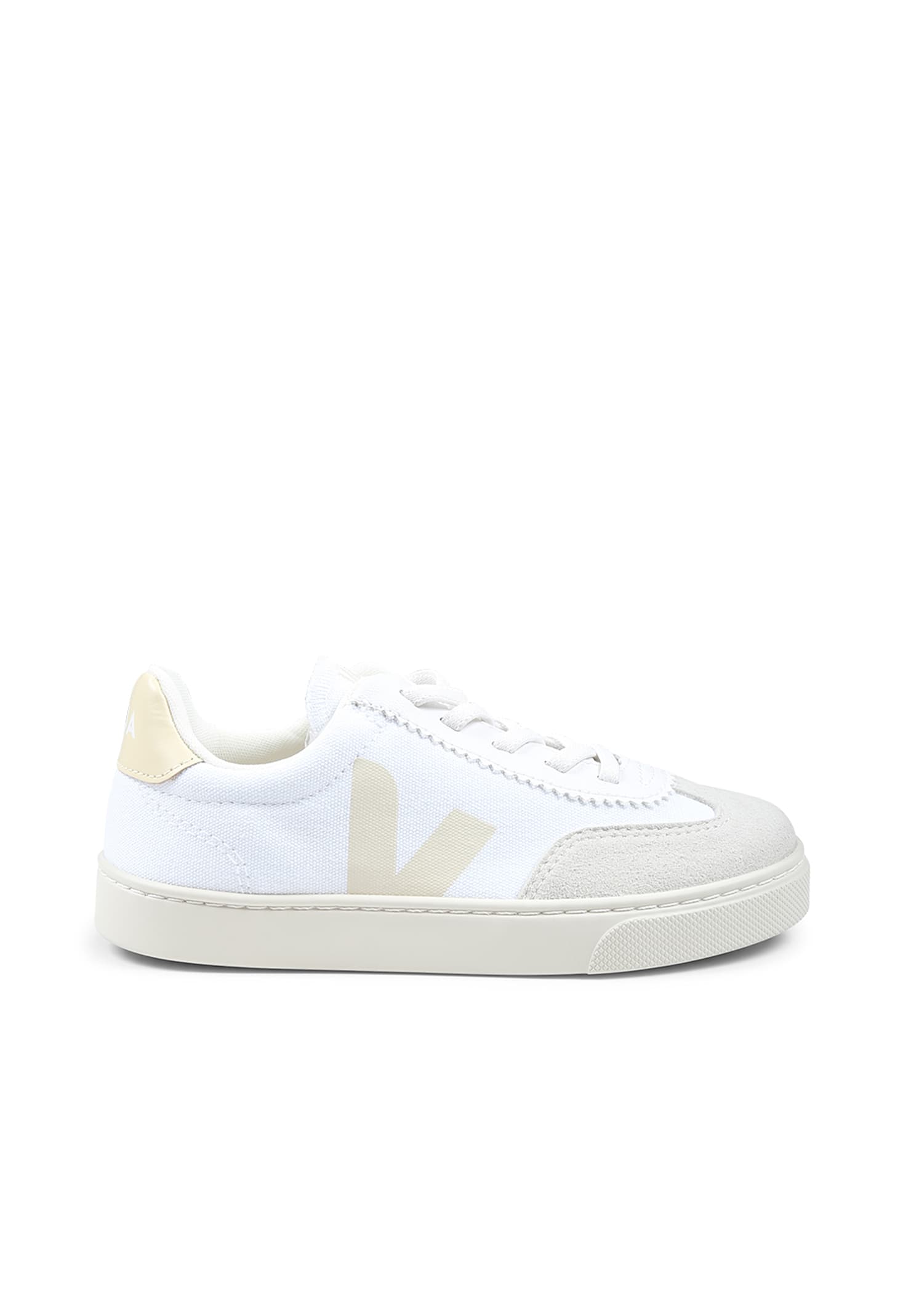 Veja White Sneakers For Kids With Logo