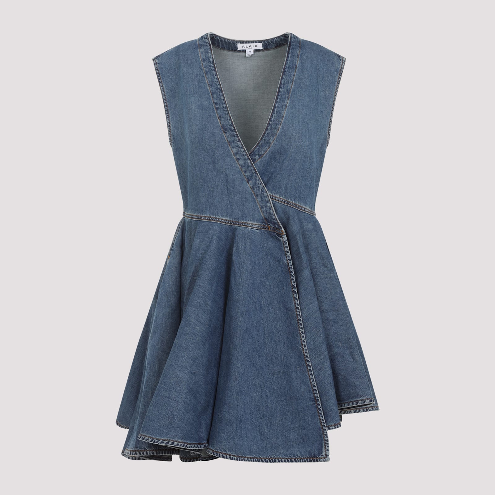 Alaia Alaïa Wrap Mini Dress