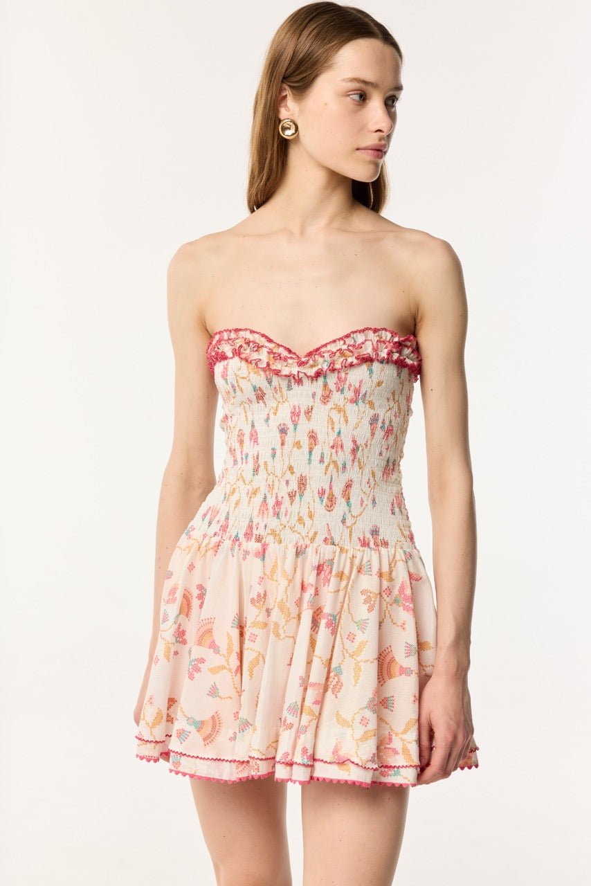Bandeau Dress Cory - Pink Ylang Ylang