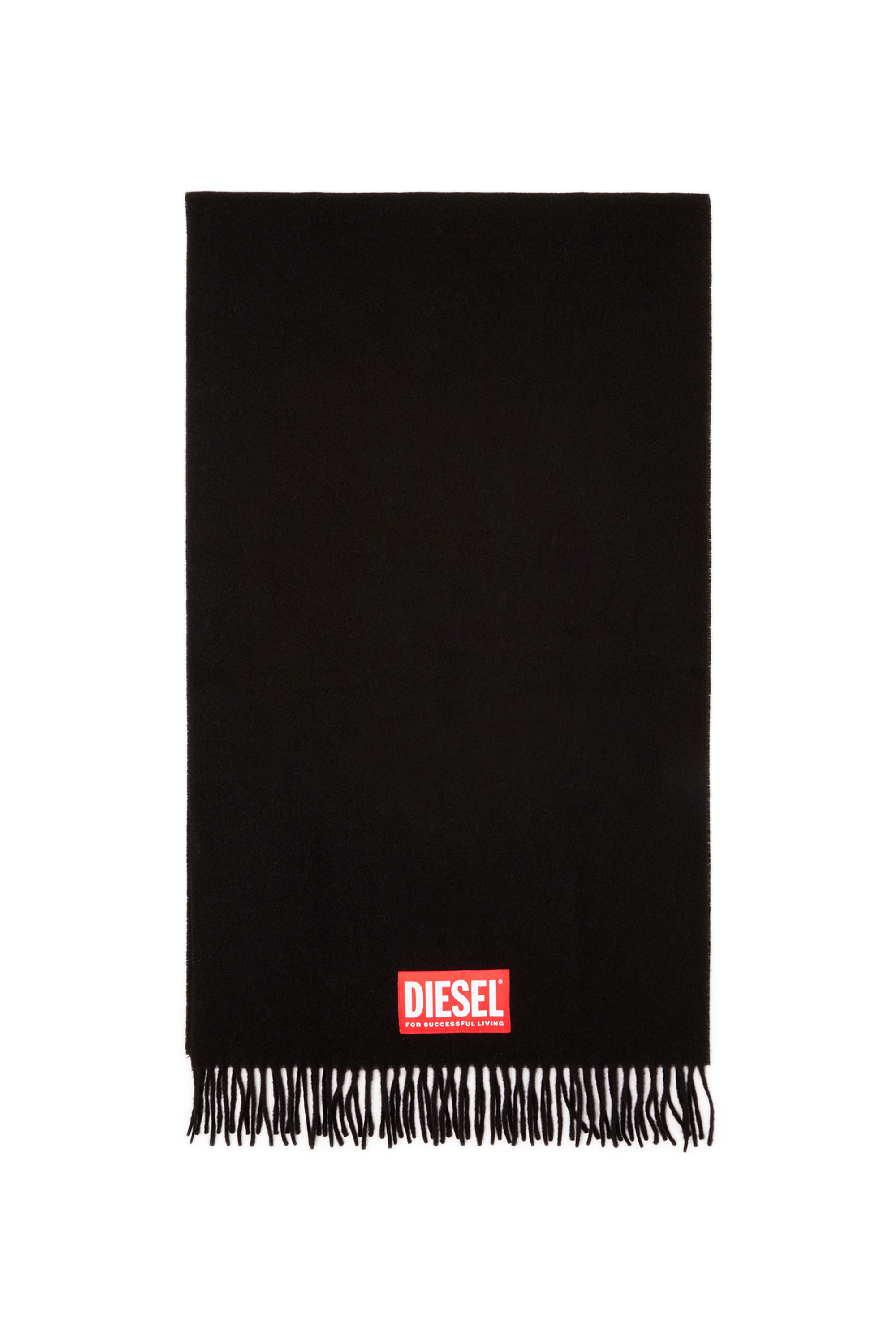 Diesel - Wool blend scarf - Scarf - Man - Black