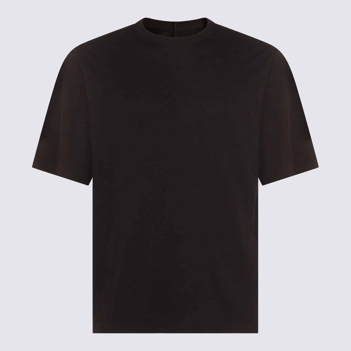 Rick Owens Black Cotton T-shirt