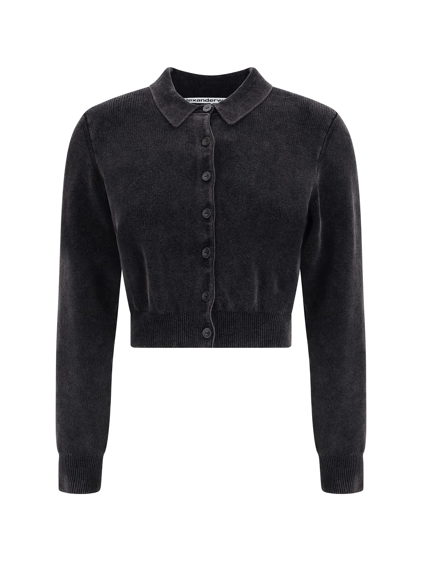 Alexander Wang Polo Cardigan Crop