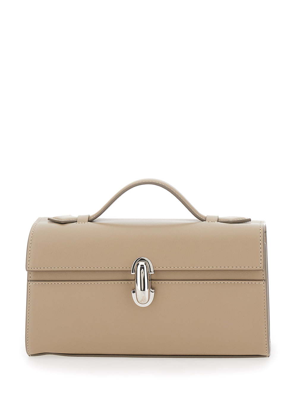 Savette Symmetry Pochette In Smooth Calf Leather
