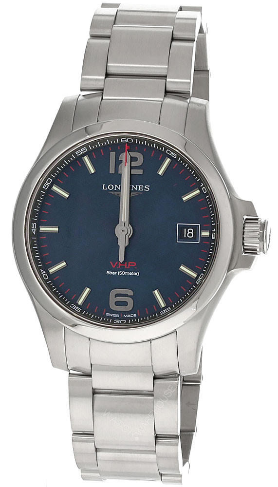 LONGINES Conquest V.H.P 41MM SS Blue Dial Men's Watch L37164966 / L3.716.4.96.6