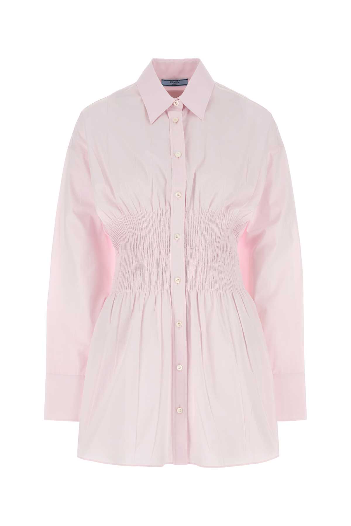 Prada Pastel Pink Poplin Shirt