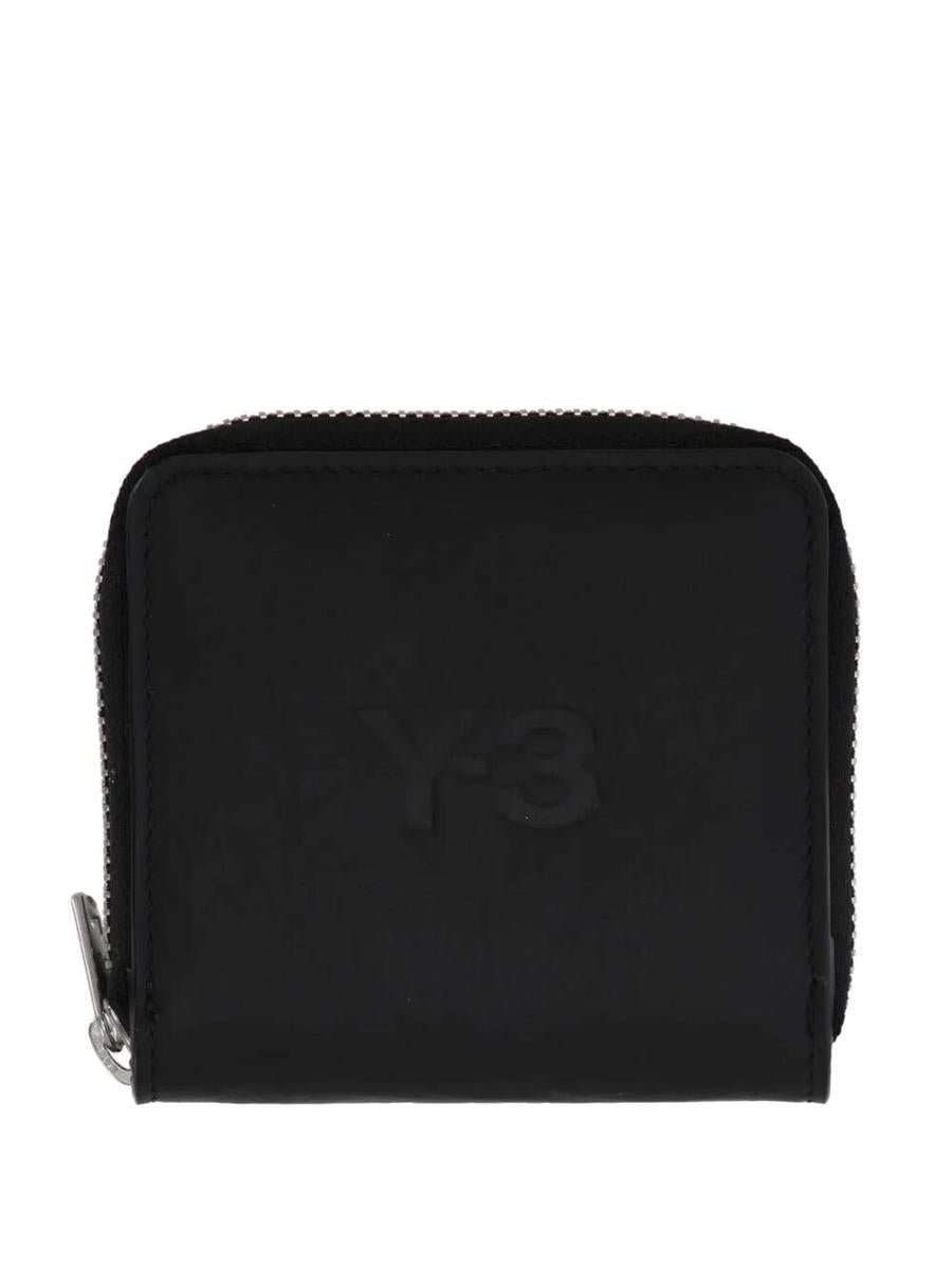 Y-3 Adidas Zip-Around Leather Wallet Accessories