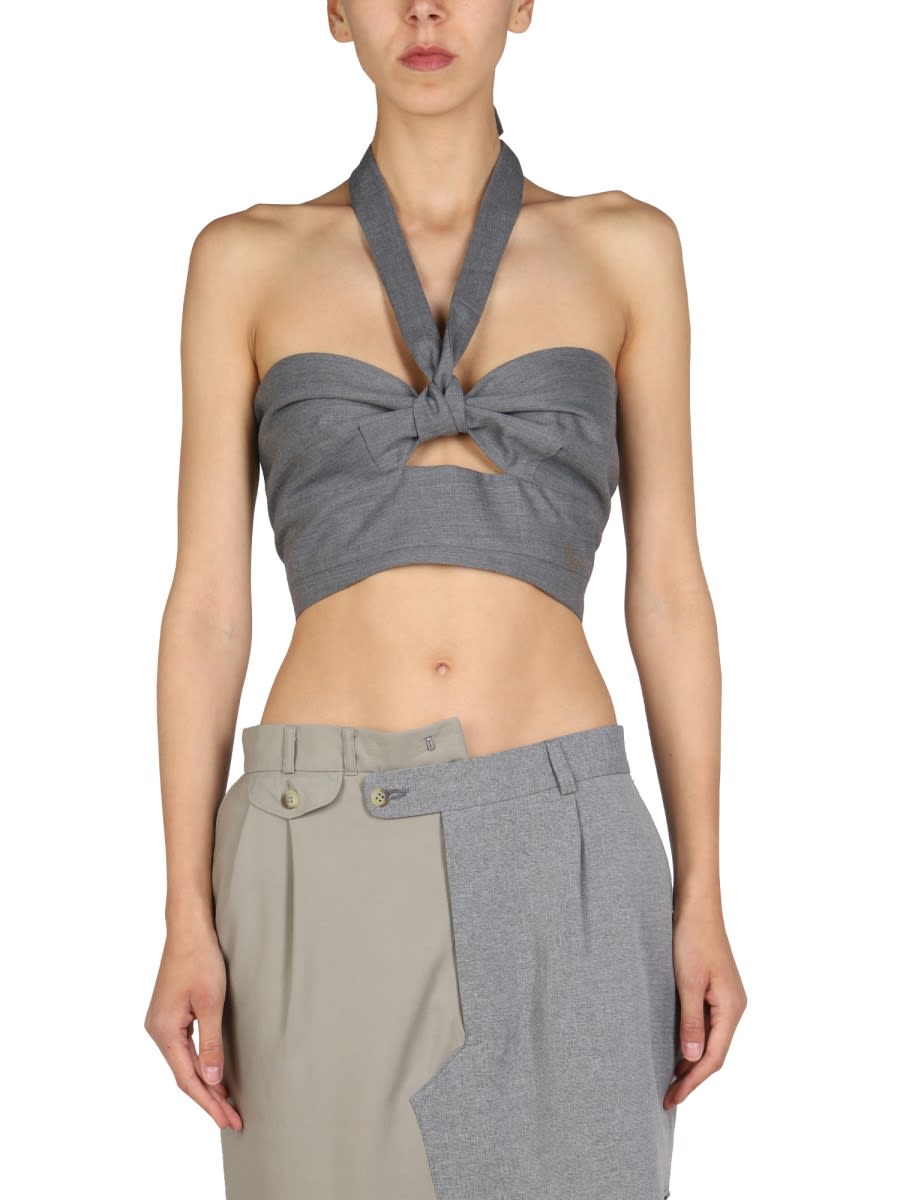 1/OFF Top With Crossed Straps