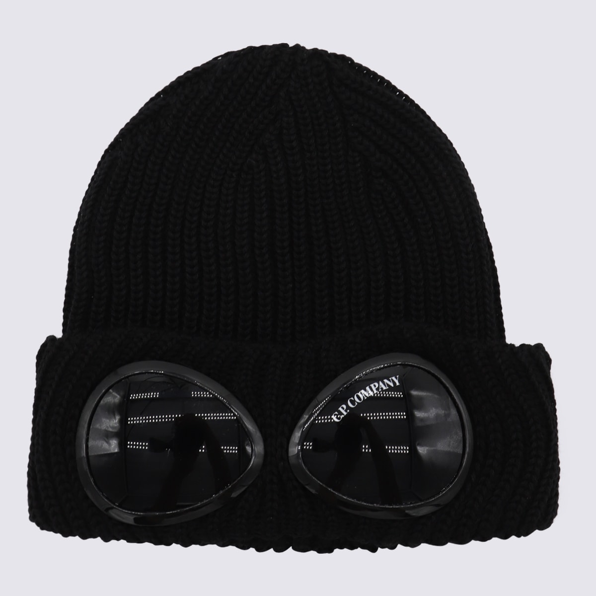 C. P. Company Black Wool Hat