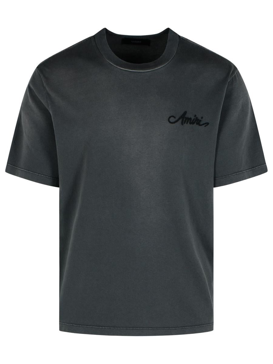 Amiri 'Bandana' Black Cotton T-Shirt