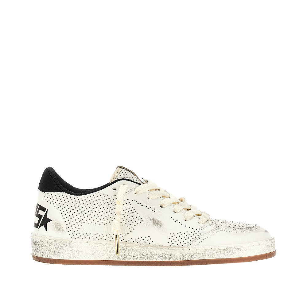 GOLDEN GOOSE 'Ballstar' 穿孔纳帕皮革运动鞋 男款
