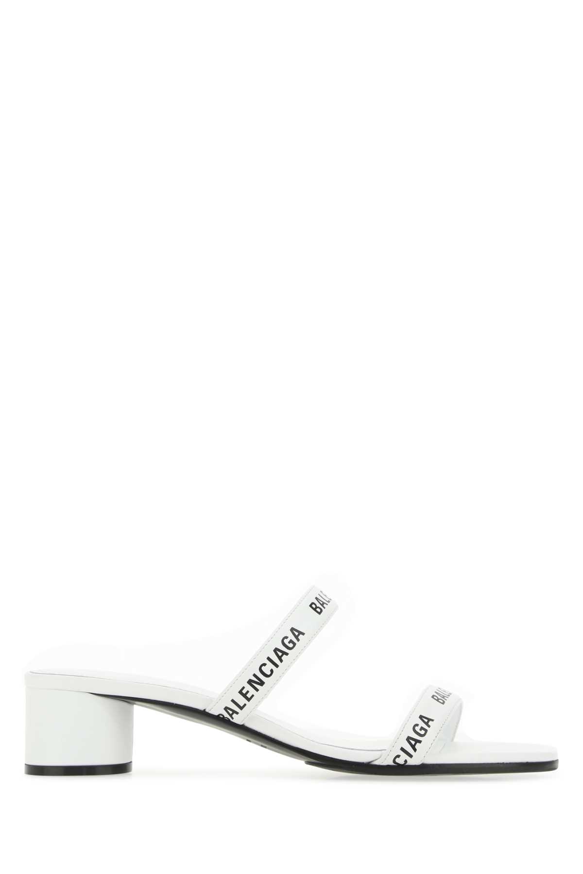 Balenciaga Leather Mules